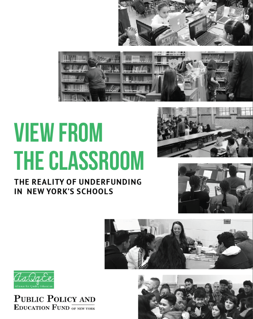 View From the Classroom: The Reality of Underfunding in New York's Schools 1