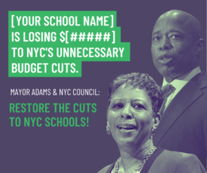 #RestoreTheCuts to New York City School 1