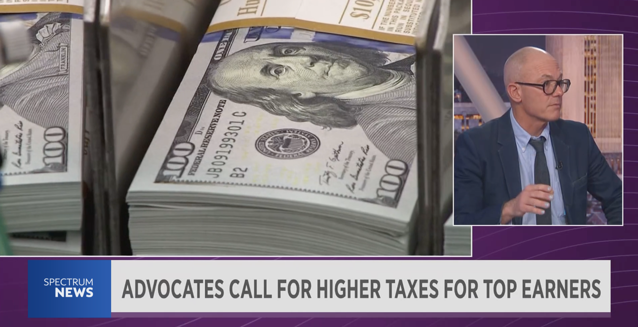 Progressive advocates call for higher taxes on high earners in New York 1